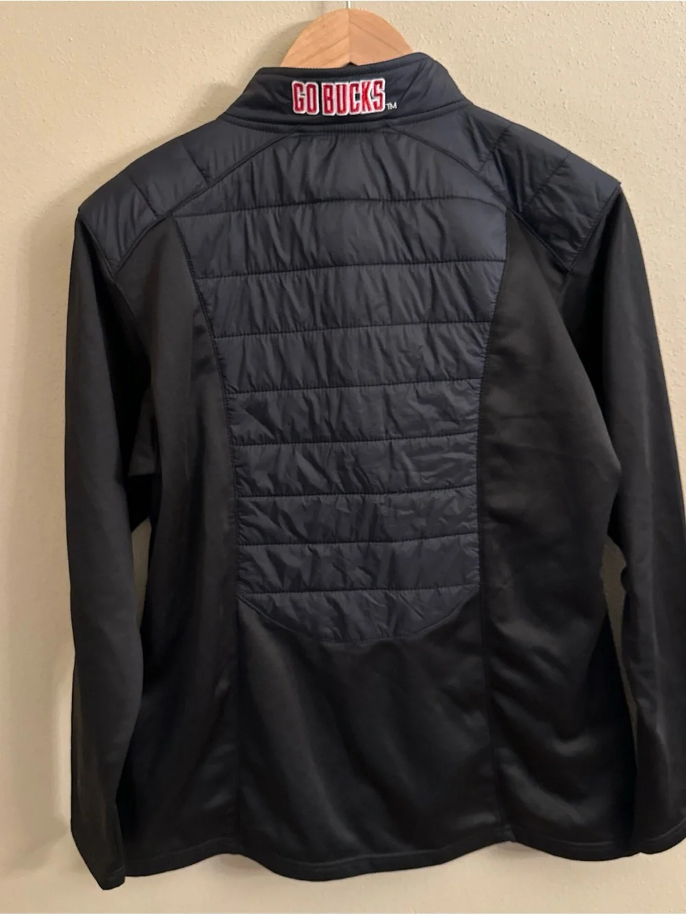 Ohio State Buckeyes Collegiate Academia Jacket Full Zip Lightweight Size Large